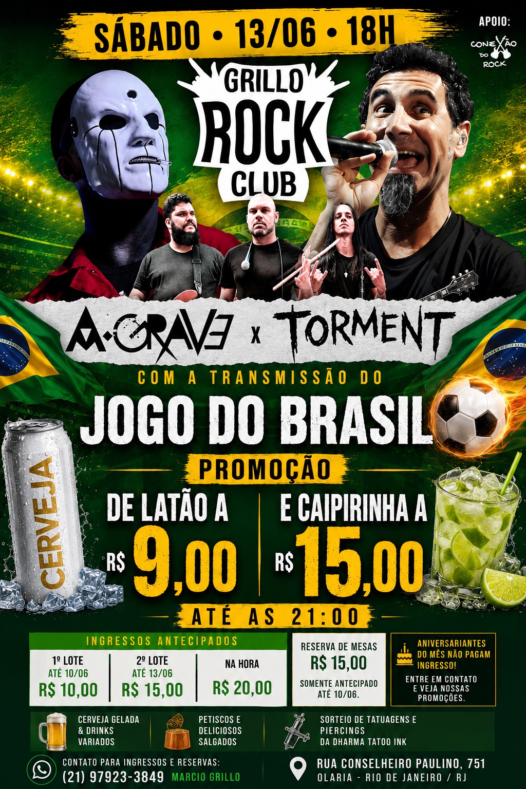🤘🎸 *GRC AGRAVE + TORMENT* 🎸🤘