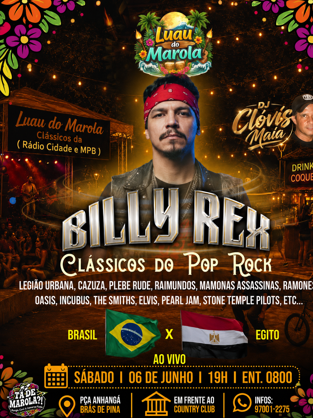 Clássicos do Pop Rock - Com trasmissão do Jogo do Brasil