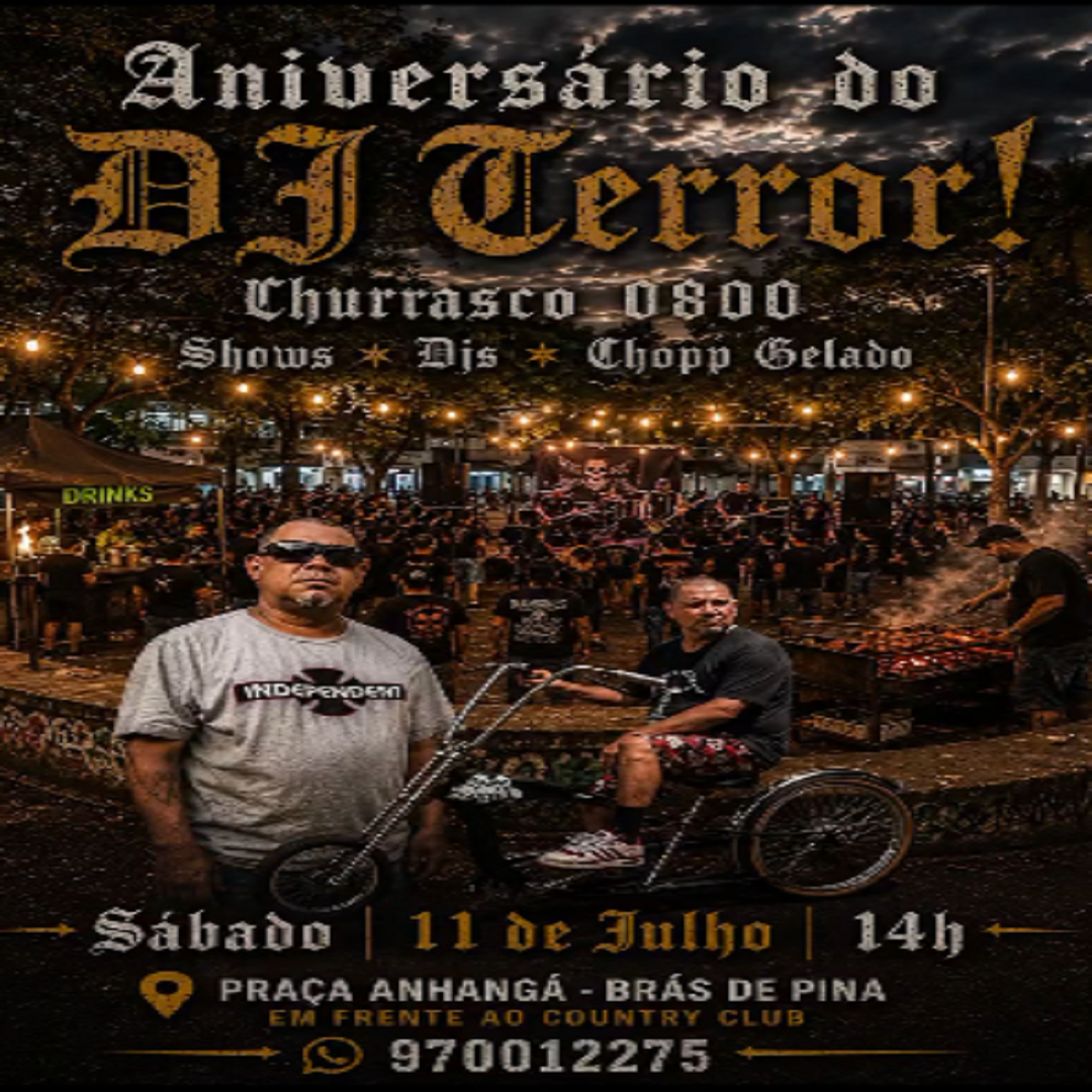 Aniversário DJ Terror - 0800