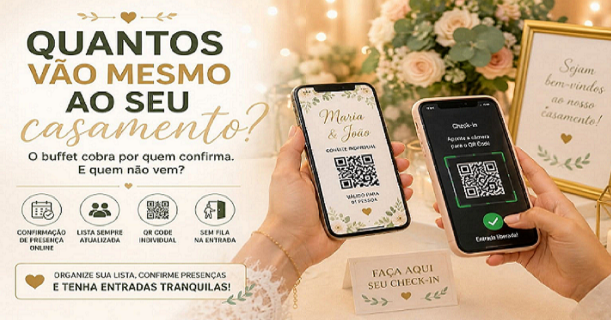 Convide Online: Casamento C/Lista de Convidados