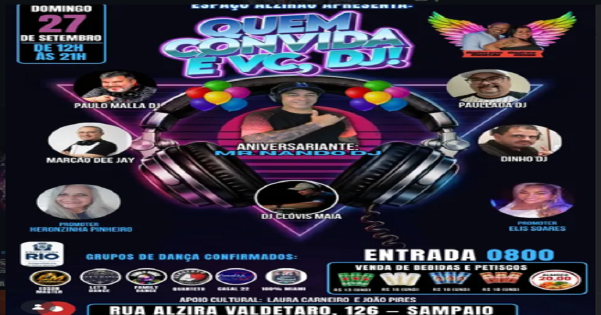 🎉 ANIVERSÁRIO DO MR NANDO DJ